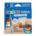 Marker Carioca Acrylic 5 col.