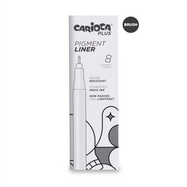Carioca Plus Pigment Liner  Brush