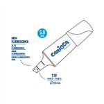 Evidenziatori Carioca Mini in blister da 4 pz.