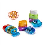 Carioca Temperino 2 fori + Gomma in blister