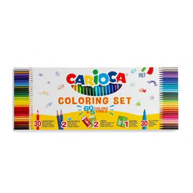 Carioca Coloring Set 65 pz.