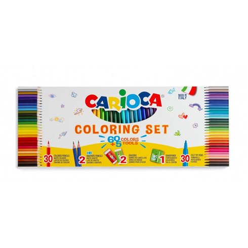 Carioca Coloring Set 65 pz.