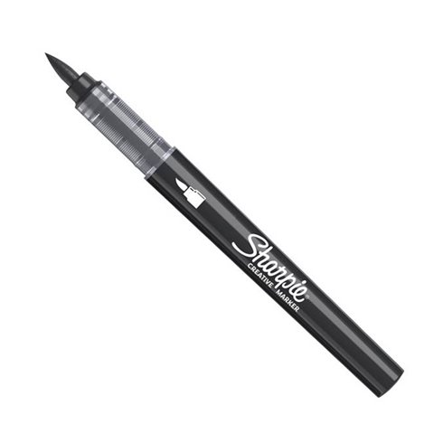 Marker Sharpie Creativi Acrilici Punta Brush Black