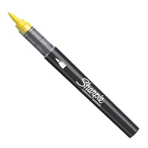 Marker Sharpie Creativi Acrilici Punta Brush Yellow