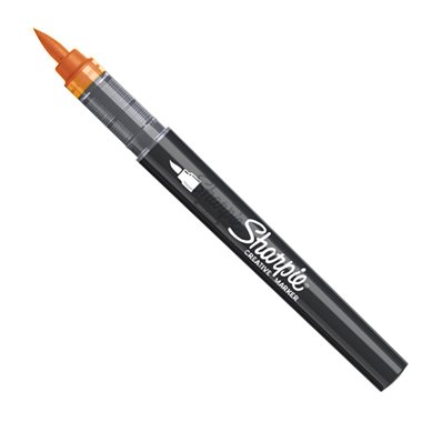 Marker Sharpie Creativi Acrilici Punta Brush Orange