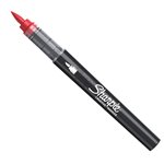 Marker Sharpie Creativi Acrilici Punta Brush Red
