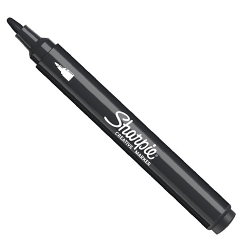Marker Sharpie Creativi Acrilici Punta Tonda Black