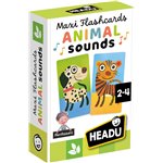 Headu 26 Maxi Flashcards Montessori Animal Sounds