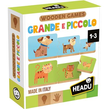 Headu 26 Wooden Game Grande e Piccolo