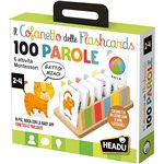Headu 26 Cofanetto Flashcards 100 Parole Montessori
