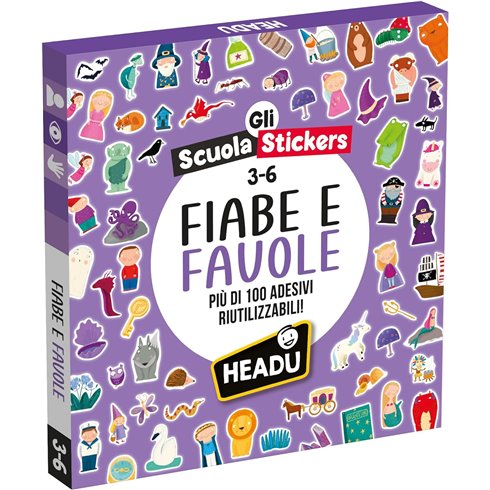Headu 26 Scuola Stickers Fiabe e Favole
