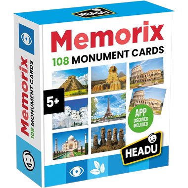 Headu 26 Memorix 108 Monument Cards