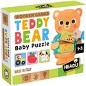 Headu 26 Wooden Game Teddy Bear Baby Puzzle
