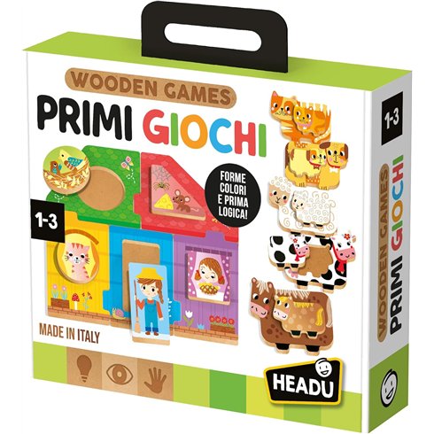 Headu 26 Wooden Games Primi Giochi