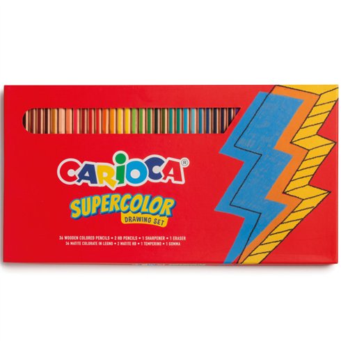 Carioca Valigetta Pastelli Supercolor 40 pz.