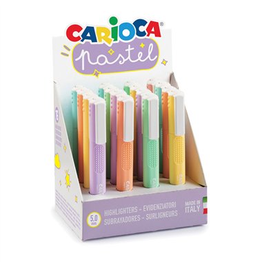 Evidenziatori Carioca Pastel Display 16 pz.