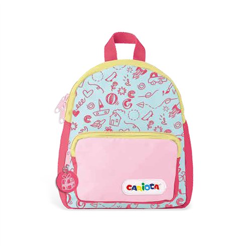 CW 25 Carioca Doodle Zainetto Tondo Girl