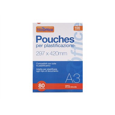 Pouches Basic 150 mic. A3 100 pz.