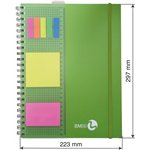 Maxi Spiral BM PPL 100 ff 80gr. + Sticky Notes 0121212 1R