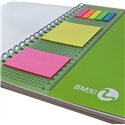 Maxi Spiral BM PPL 100 ff 80gr. + Sticky Notes 0121211 5M