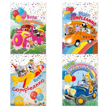 Biglietti Cecami 26 Buon Compleanno Bimbi FA00230BC/12