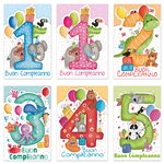Biglietti Cecami 26 Buon Compleanno 1-5 anni FA00138BC/12