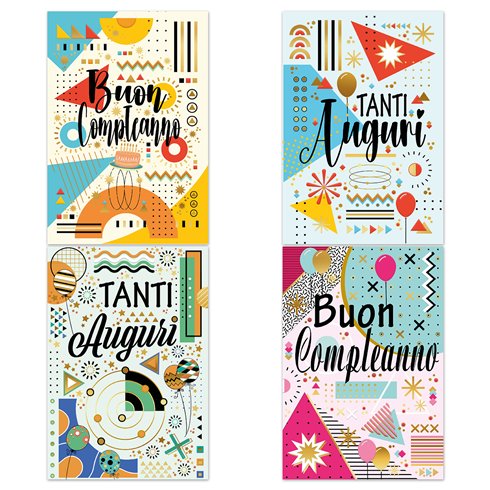 Biglietti Cecami 26 Buon Compleanno FA00228BC/12