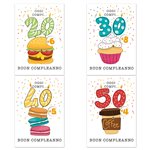 Biglietti Cecami 26 Buon Compleanno c/rotella 20-90 FA00204BC/12