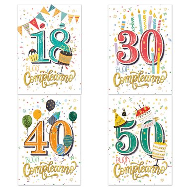 Biglietti Cecami 26 Buon Compleanno FA00206BC/12