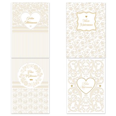 Biglietti Cecami 26 Matrimonio / Nozze FE10219FM/12