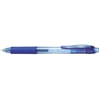 Penne Gel Pentel Energel Klick Ago BLN104 0.7 Blu 12 pz.