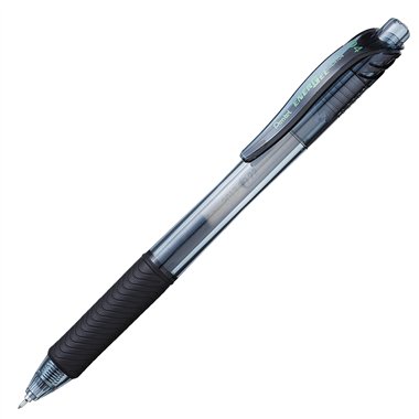 Penne Gel Pentel Energel Klick Ago BLN104 0.7 Nero 12 pz.