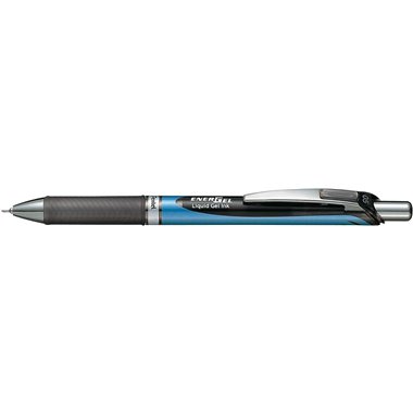 Penne Gel Pentel Energel Klick Ago BLN75 0,5 Nero 12 pz.