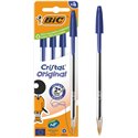 Bic Blister Cristal  4 pz. Blu