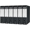 Registratori Oxford G85 Protocollo dorso 8 35x29 h. Nero