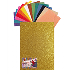 Gomma Eva 60x40x2 10 ff  Glitter Oro 23NIK157