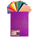 Gomma Eva 60x40x2 10 ff  Glitter Fluo Viola 23NIK175