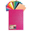 Gomma Eva 60x40x2 10 ff  Glitter Fluo Fucsia 23NIK174