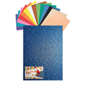 Gomma Eva 60x40x2 10 ff  Glitter Blu 23NIK159