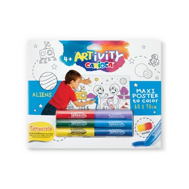Carioca 26 ArtivityTemperello Aliens 6 pz 43622