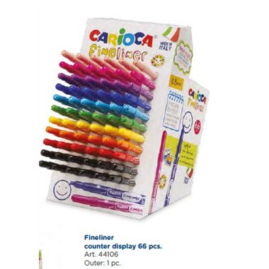 Expo Carioca Display da Banco Fineliner 66 pz. 44106