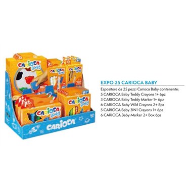 Expo Carioca Display da Banco Baby 25 pz. 54223/B