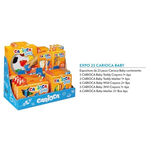 Expo Carioca Display da Banco Baby 25 pz. 54223/B