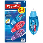 Bic Correttore a Nastro in Blister Micro Twist 2+1