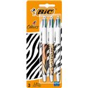 Penne Bic 4 Colori Animal print in blister 3 pz