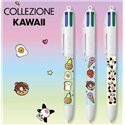 Penne Bic 4 Colori Kawaii food 21 pz.