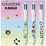 Penne Bic 4 Colori Kawaii food 21 pz.