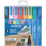 Carioca 26 Acrylic Paint Marker bullet 8 pz. 45279