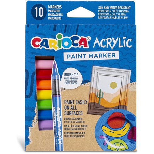 Carioca 26 Acrylic Paint Marker 10 pz. 45281