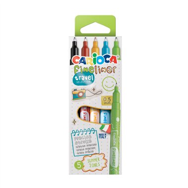Carioca 26 Fineliner Travel 5 pz. 44103